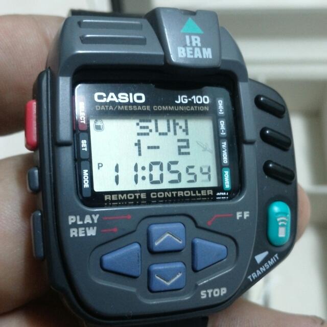 casio watch with remote