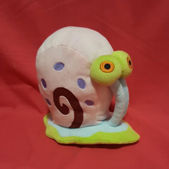 gary the snail plush toy