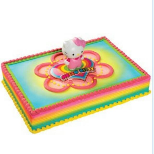 Hello Kitty Light Up Cake Topper Decoration Kit Set Bakery