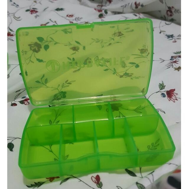 herbalife pill tablet box container