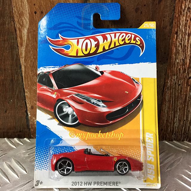 Hot wheels shop 458 spider