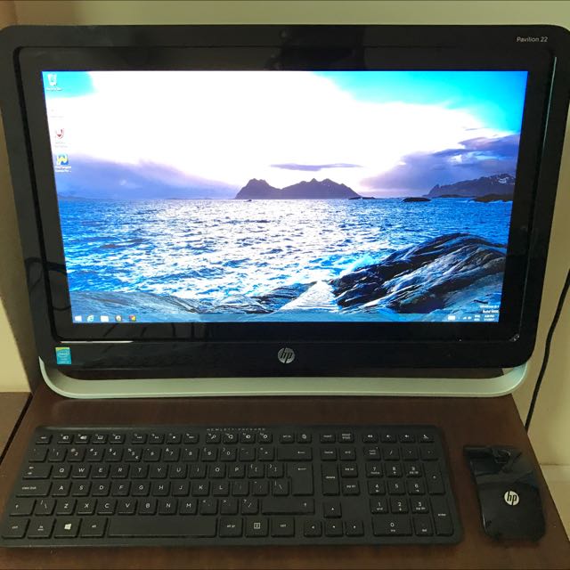 Hp All In One Desktop Touch Screen Electronics Computers On Carousell