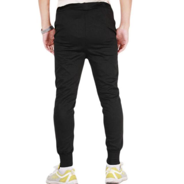 Korean Pantalones Hombre Slim Fit Casual Men S Joggers S Trousers Print Cotton Men Harem Pants Men S Fashion On Carousell
