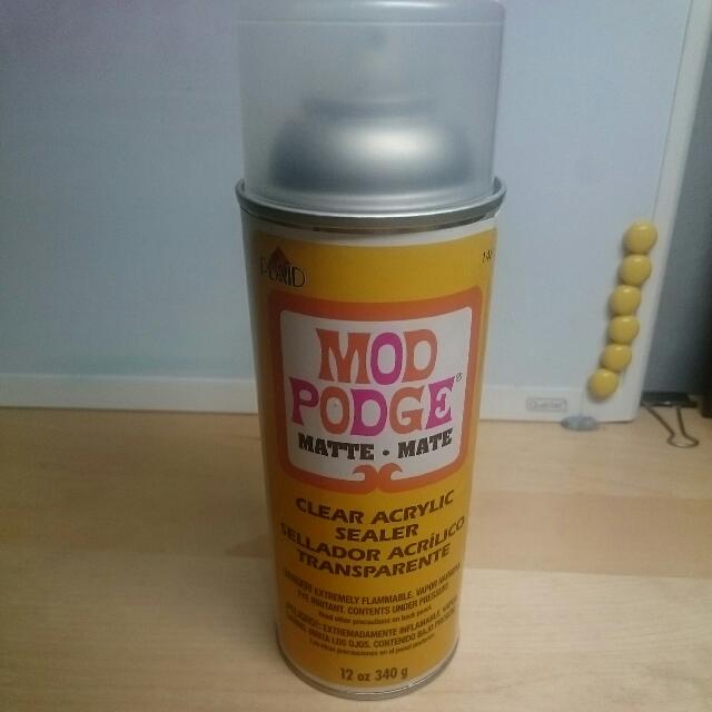 Mod Podge Matte Clear Acrylic Sealer, Hobbies & Toys, Stationery