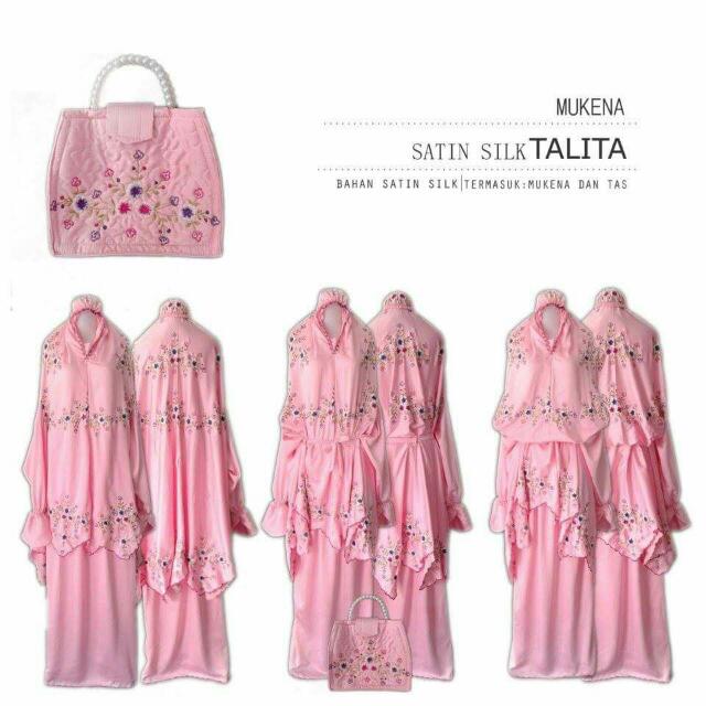 Mukena Satin Silk Talita Olshop Fashion Olshop Muslim On Carousell