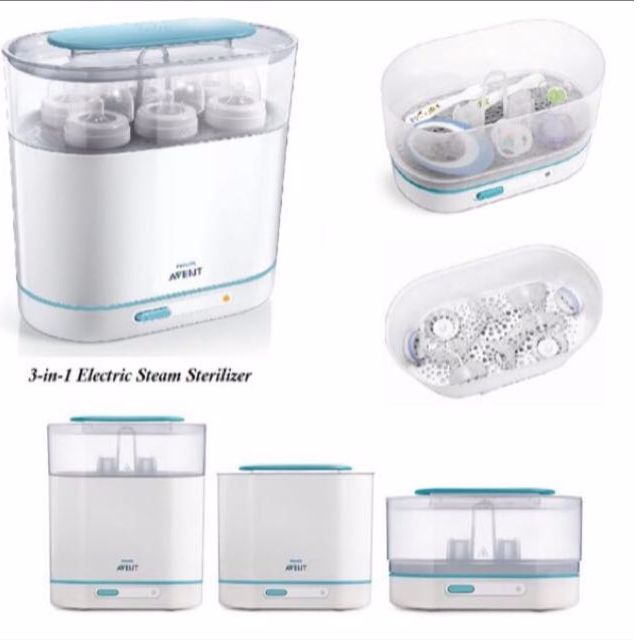 Philips Avent 3 in 1 electric steam sterilizer SCF285 01 Babies