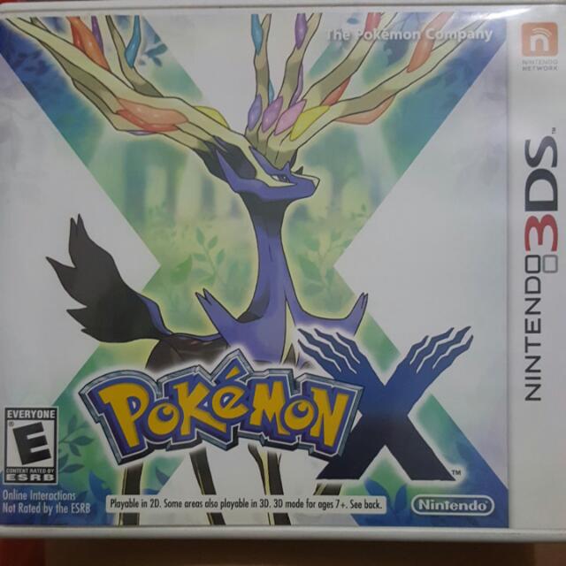 Pokemon X 3DS XL GAME, Video Gaming, Video Game Consoles, Nintendo on