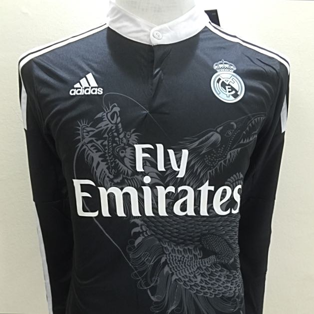 Real Madrid 2014 15 3rd Long Sleeve Replica Jersey Sports Sports Apparel On Carousell