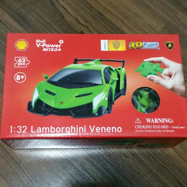 Shell 3d Puzzle 1 32 Lamborghini Veneno Toys Games Others On