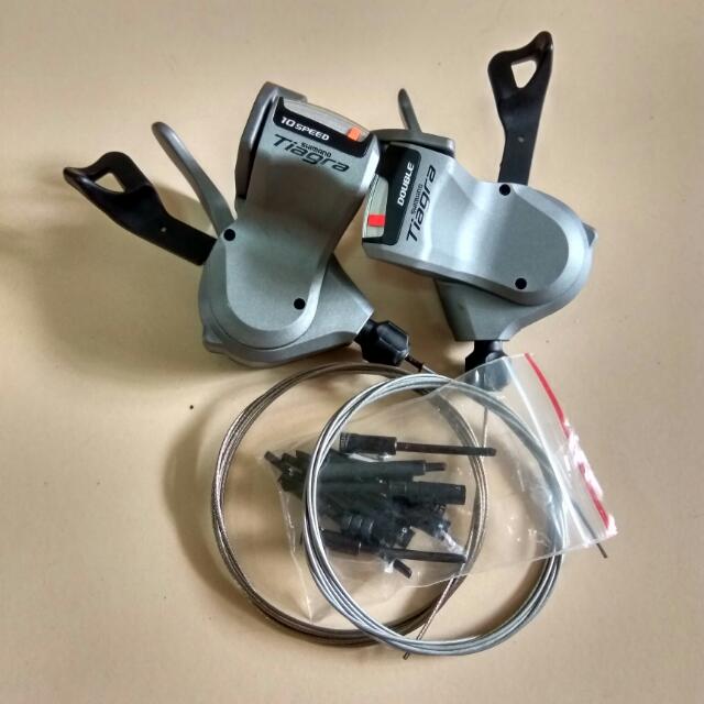 Shimano Tiagra 4600 2x10 Speed Shifter Set Sports Equipment Bicycles Parts Bicycles on Carousell