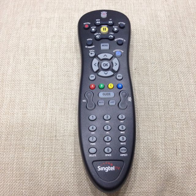 Singtel Mio TV Remote Control, TV & Home Appliances, TV & Entertainment