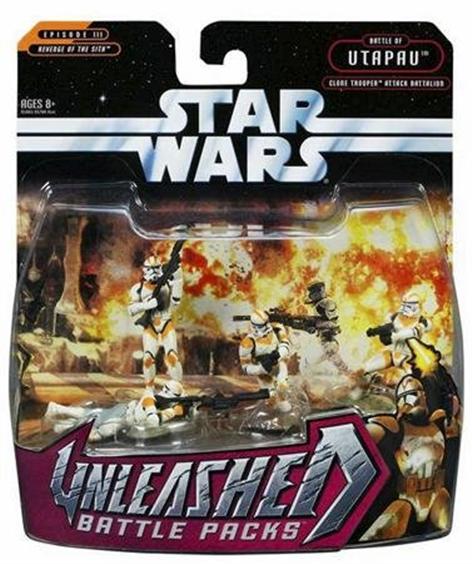 Star Wars Unleashed Battle Packs:Clone Trooper Attack Battalion & Star Corp  MOSC
