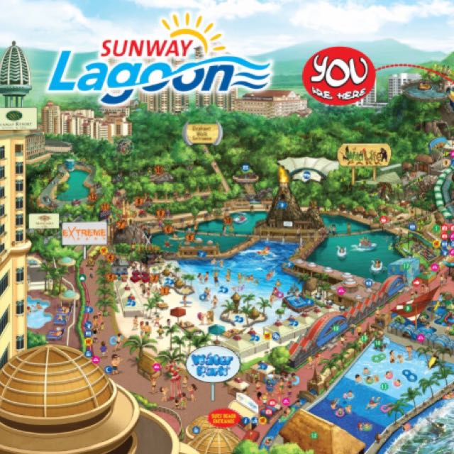 Sunway lagoon ticket, Tickets & Vouchers, Local Attractions and