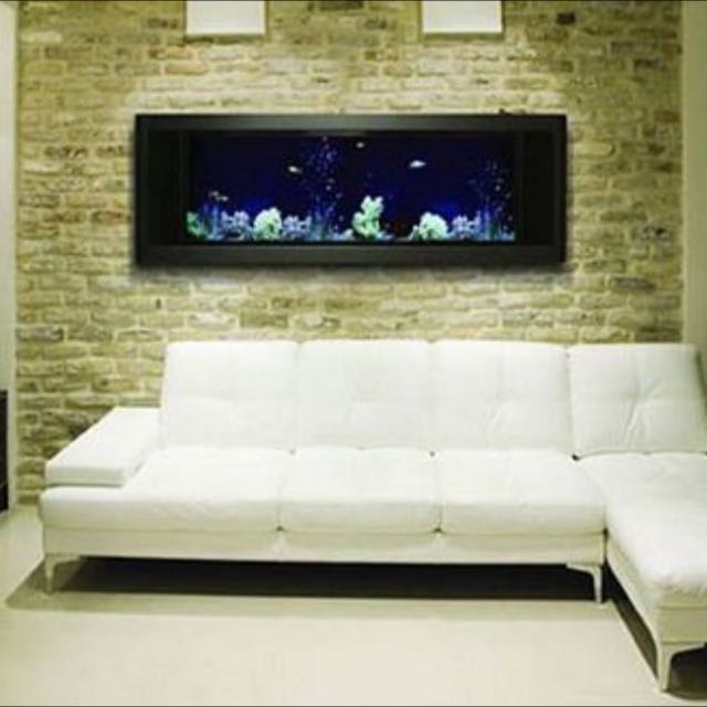 Image result for Wall Mounted Aquarium For Fish Or Water Features(Silver Closet), Furniture & Home Living, Home ...