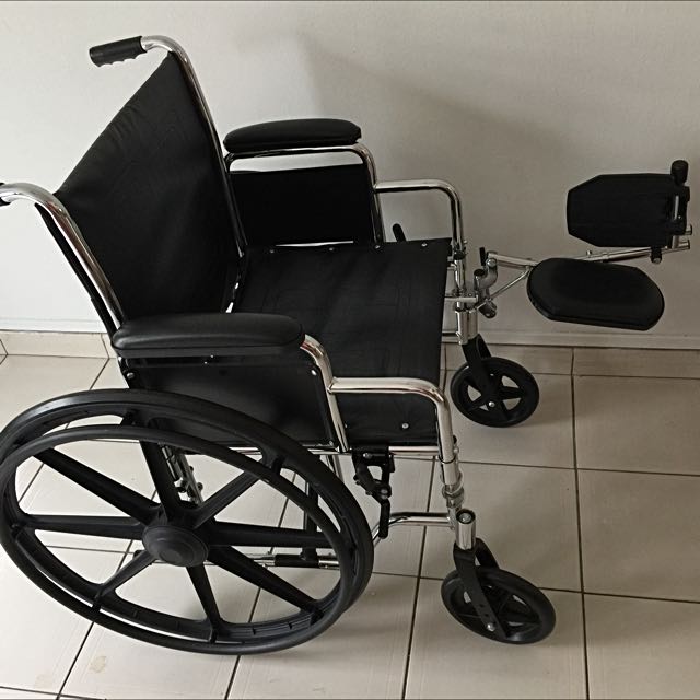 Wheelchair With Elevated Footrest, Furniture & Home Living, Furniture