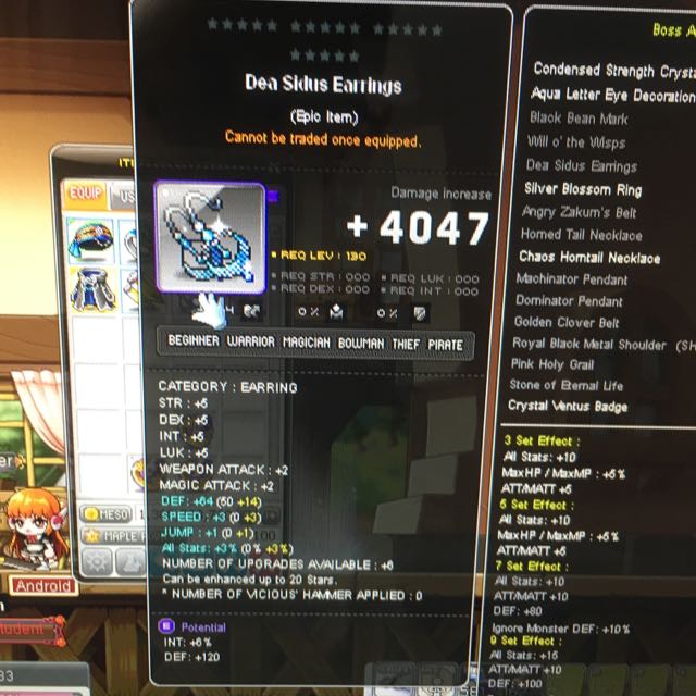 9 Stats Earrings