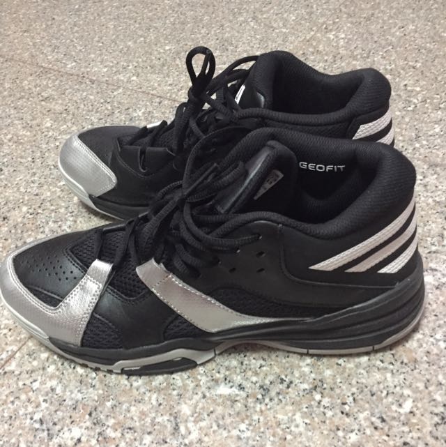 ADIDAS FIRST STEP BLACK/SILVER/WHITE BASKETBALL MEN SHOES SNEAKERS AQ8512 Men's Activewear on Carousell