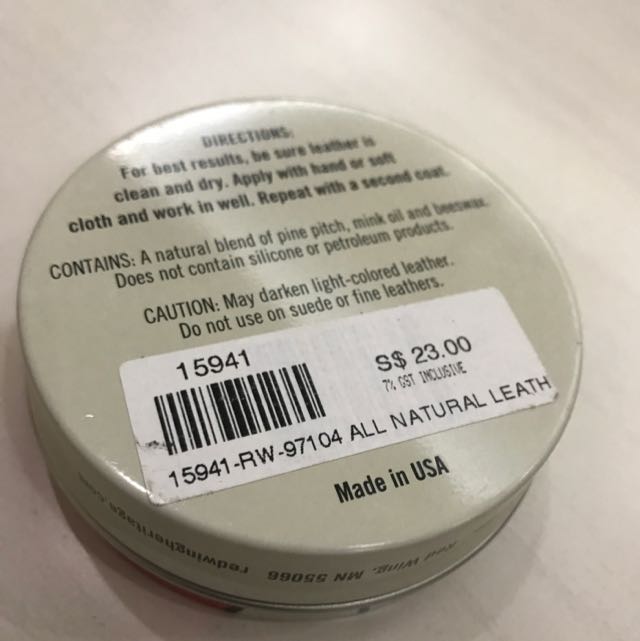 Red wing all natural leather conditioner new arrivals