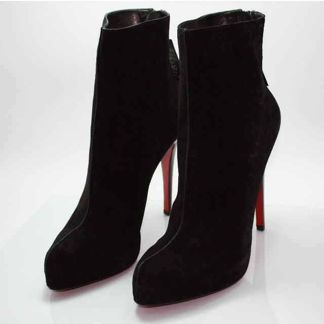 Christian louboutin suede hotsell boots