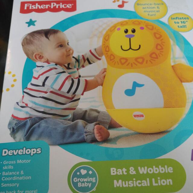 fisher price bat and wobble lion