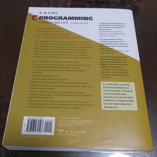 C Programming Language Modern Approach لم يسبق له مثيل الصور
