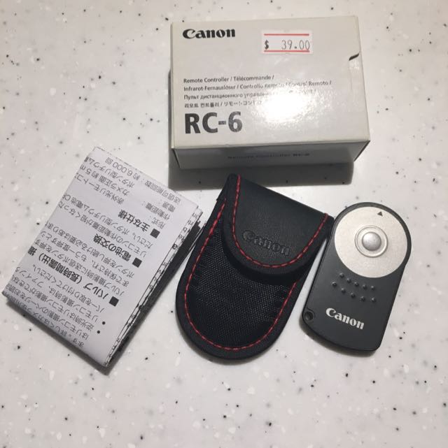 Canon remote controller RC6, Photography, Cameras on Carousell