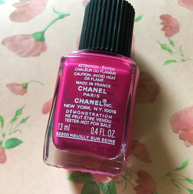 Chanel Nail Colour 643 Desirio Nail Polish Tester, Beauty & Personal Care, Face, Face Care on