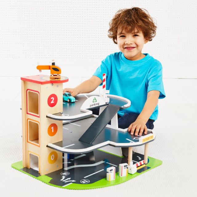 Early learning centre wooden garage on sale