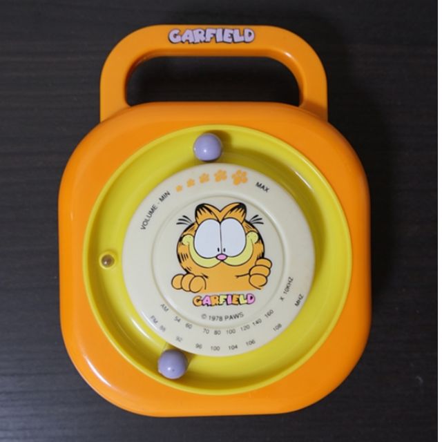 Garfield AM/FM radio, Audio, Portable Music Players on Carousell