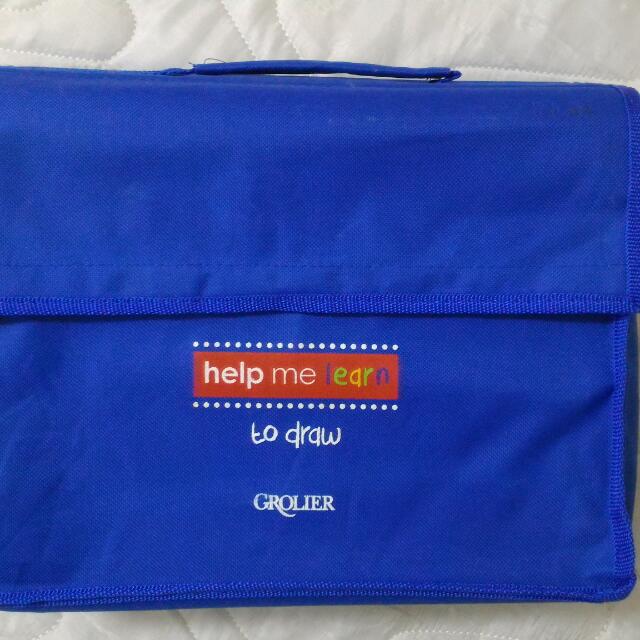 New Grolier S Help Me Learn To Draw Book Set Books Stationery