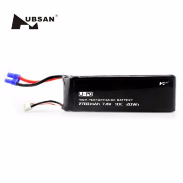 Batterie LiPo 7.4V 1400mAh pour Télécommande Hubsan H501S H502S H109S H901A - Maison Du Drone