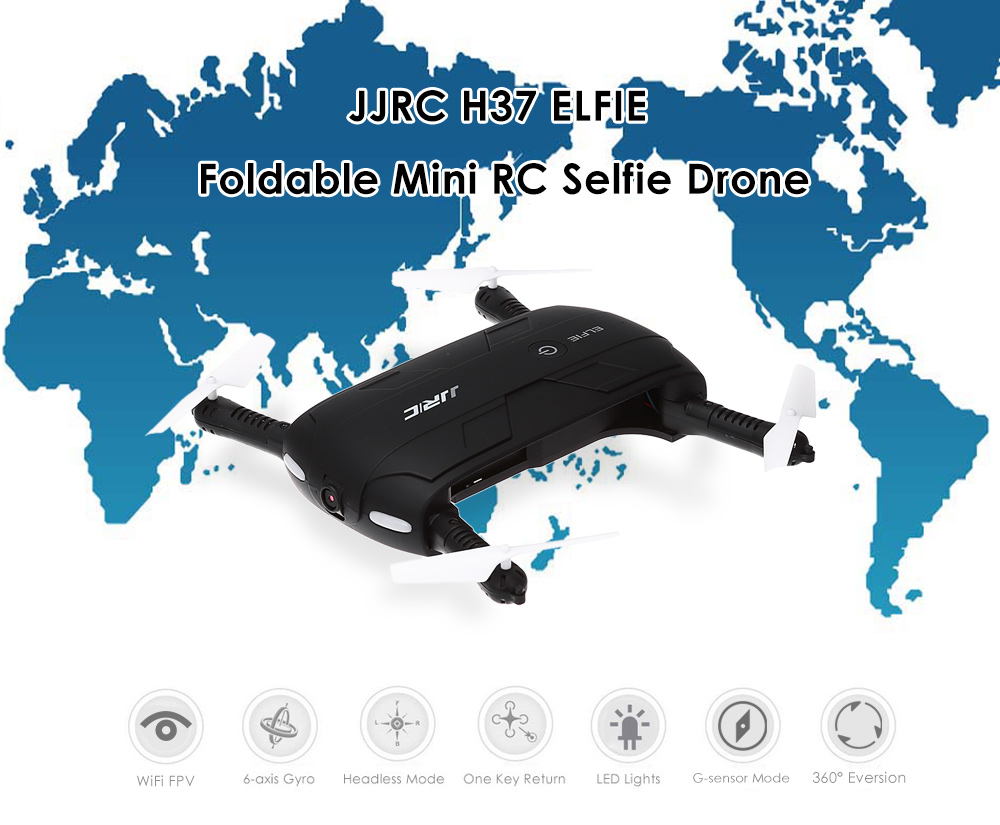 jjrc h37 elfie foldable mini rc selfie drone