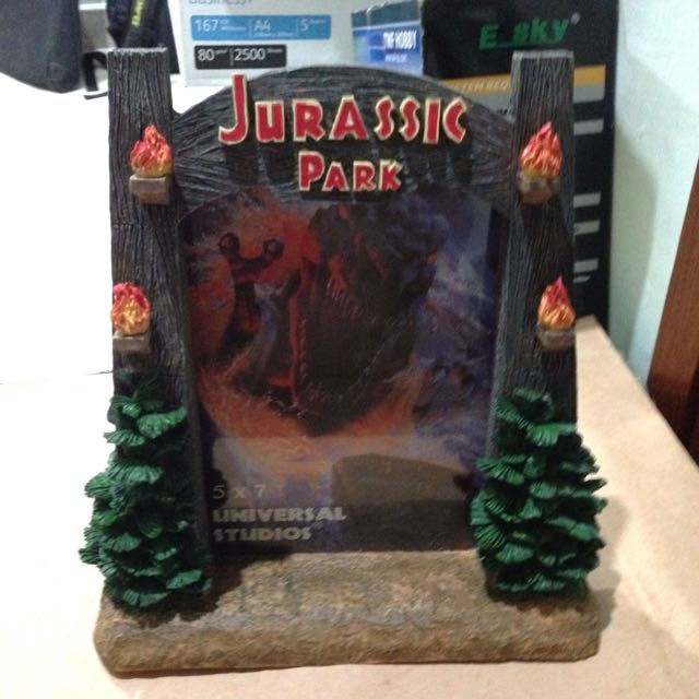 Jurassic Park photo frame, Furniture & Home Living, Home Decor, Frames