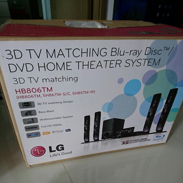 LG HB806TM Blu-ray / DVD Home Theater