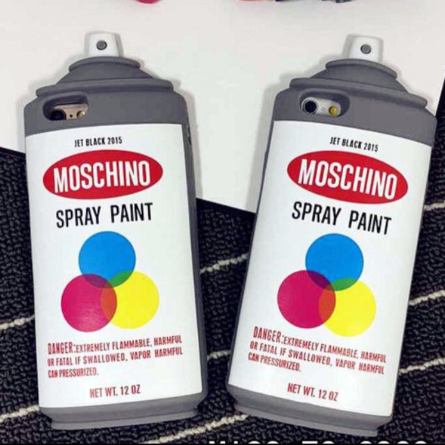Moschino Graffiti Spray Paint Phone Cover For Iphone Mobile Phones Tablets Mobile Tablet Accessories On Carousell