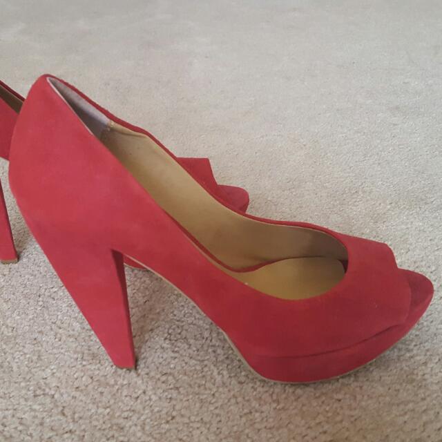 tony bianco red heels