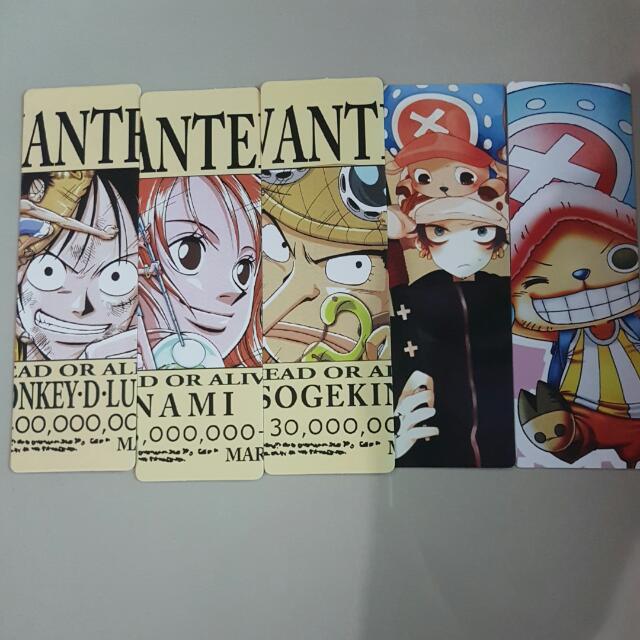 One Piece Bookmarks Entertainment J Pop On Carousell