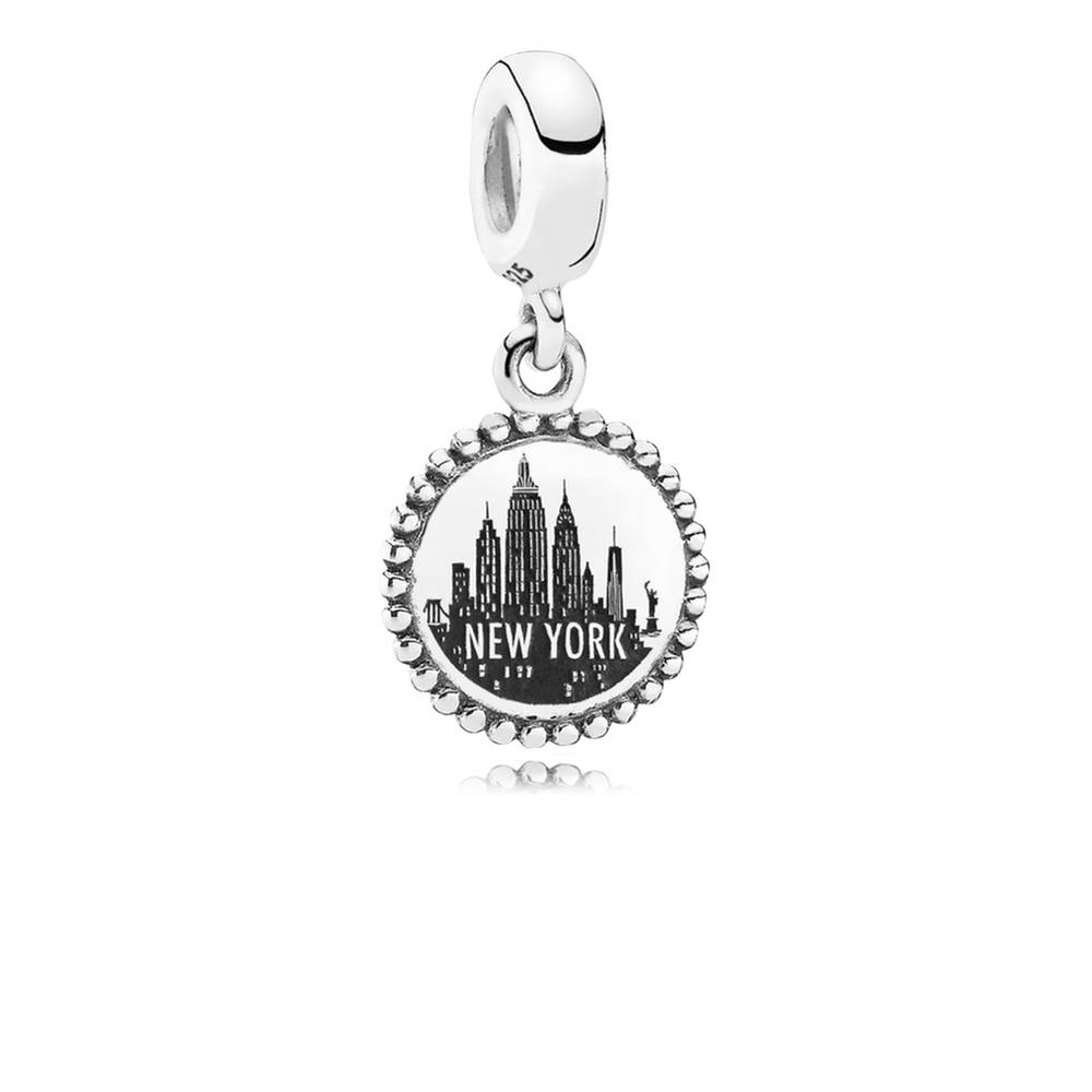 pandora new york apple charm