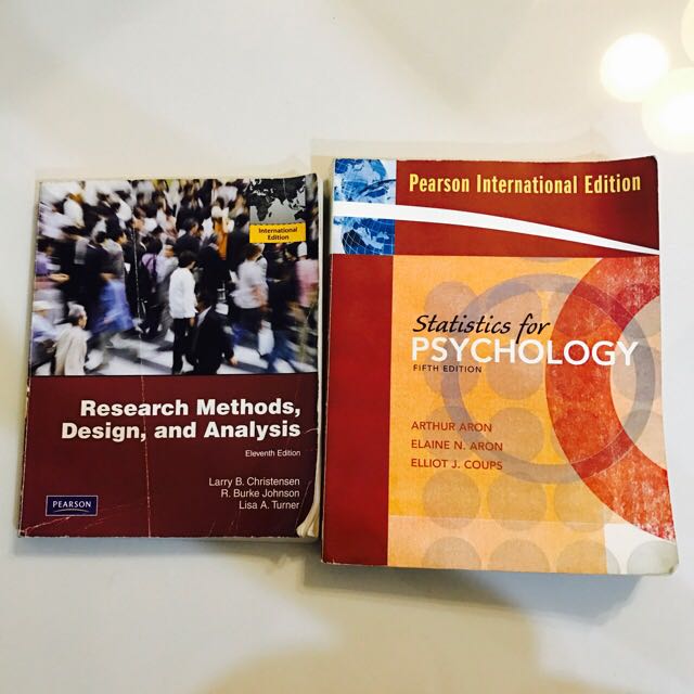 Research Methods, Design, and Analysis, Hobbies & Toys, Books & Magazines, Textbooks on Carousell