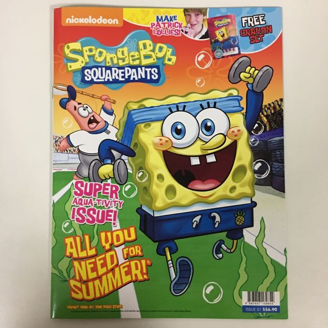 SpongeBob Squarepants Magazine (A4 size), Hobbies & Toys, Books ...