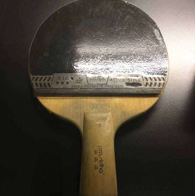 Table Tennis Bat Double Fish 815-short Hand, Sports Equipment, Sports ...