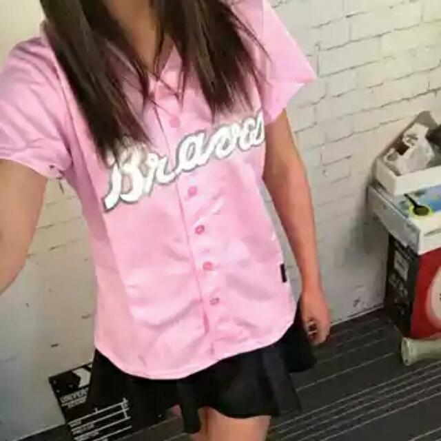 pink brewers jersey
