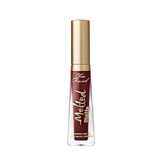 SALE! Too Faced Liquid Matte Melted Lipstick Drop Dead Red