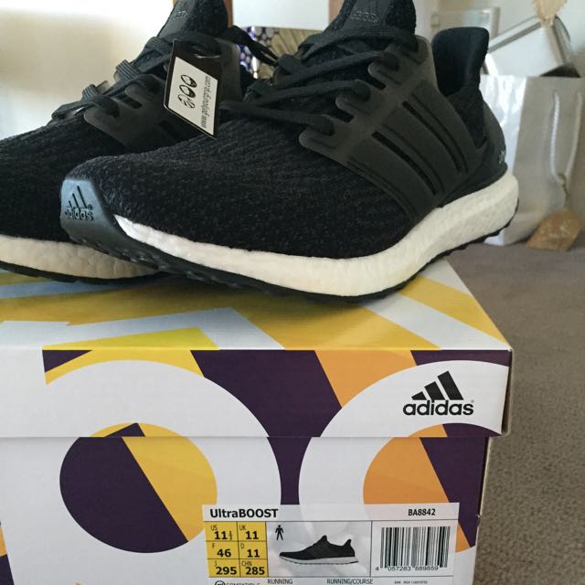 adidas ultra boost double black