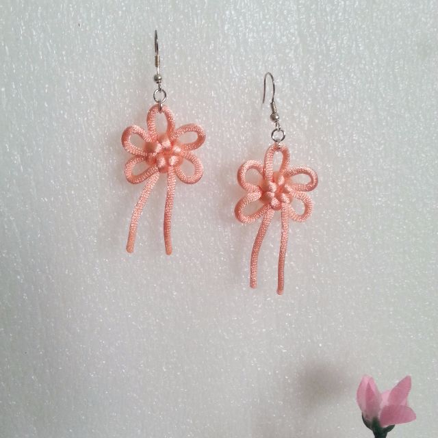 Chinese knot earrings cheap