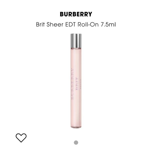 Eau De Toilette Burberry Brit Sheer For Her Rollerball, Serba Serbi, Others  di Carousell