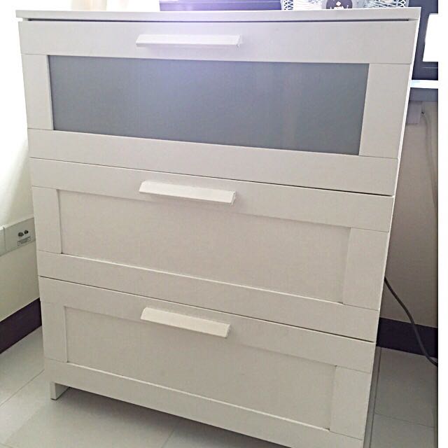 Ikea Brimnes Chest Of 3 Drawers Furniture Shelves Drawers On