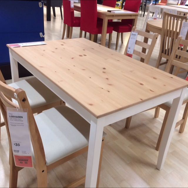 Ikea Dining Table Set Home Furniture Tools Diy On Carousell