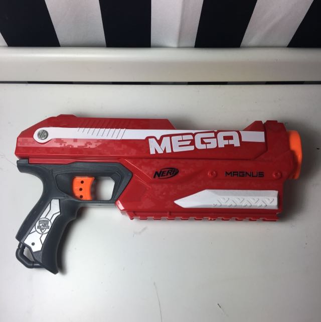 Red and Orange Boy Nerf Gun., Hobbies & Toys, Toys & Games on Carousell