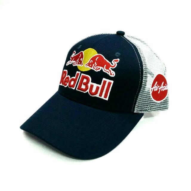 Trucker cap red bull clearance